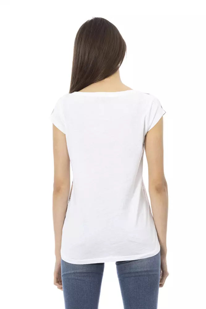 Trussardi Action White Cotton Women Women's T-Shirt