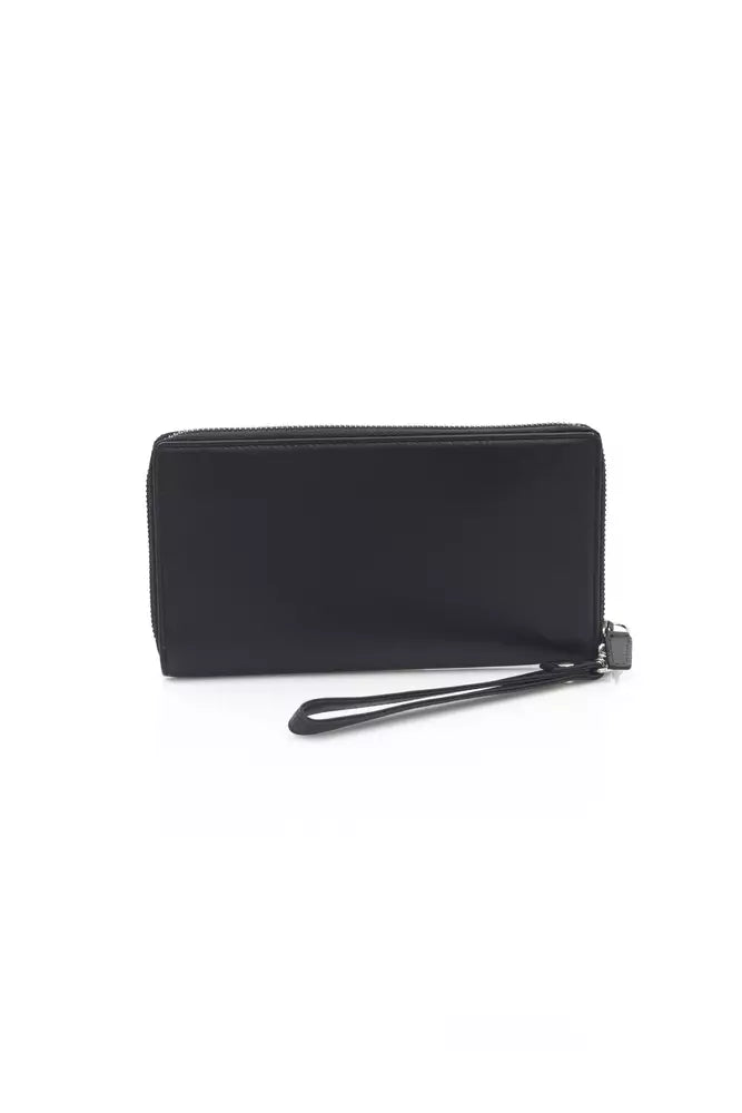 Automobili Lamborghini Black Calfskin Men Men's Wallet