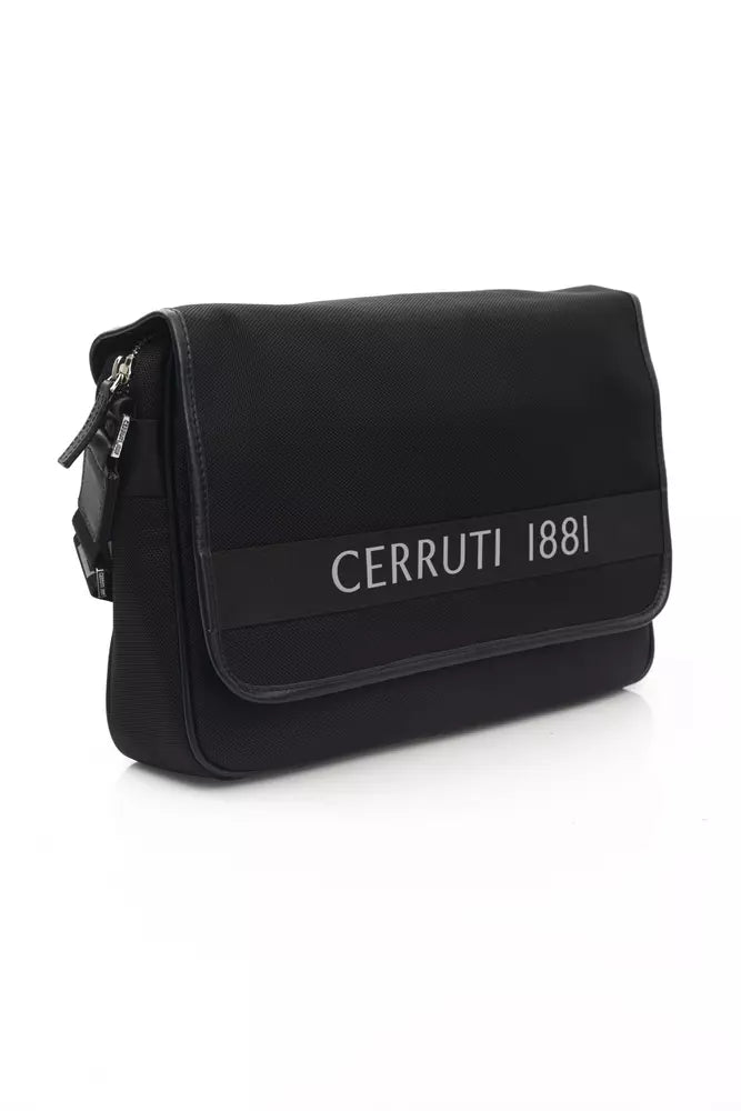 Cerruti 1881 Black Nylon Men Men's Crossbody