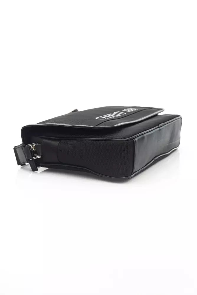 Cerruti 1881 Black Nylon Men Men's Crossbody