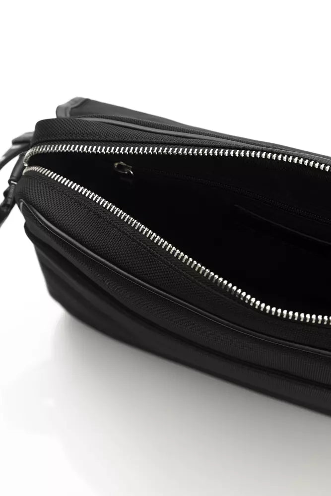 Cerruti 1881 Black Nylon Men Men's Crossbody