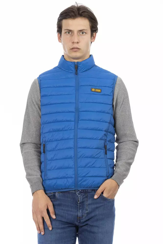 Ciesse Outdoor Blue Polyester Men Sleeveless Men's Jacket