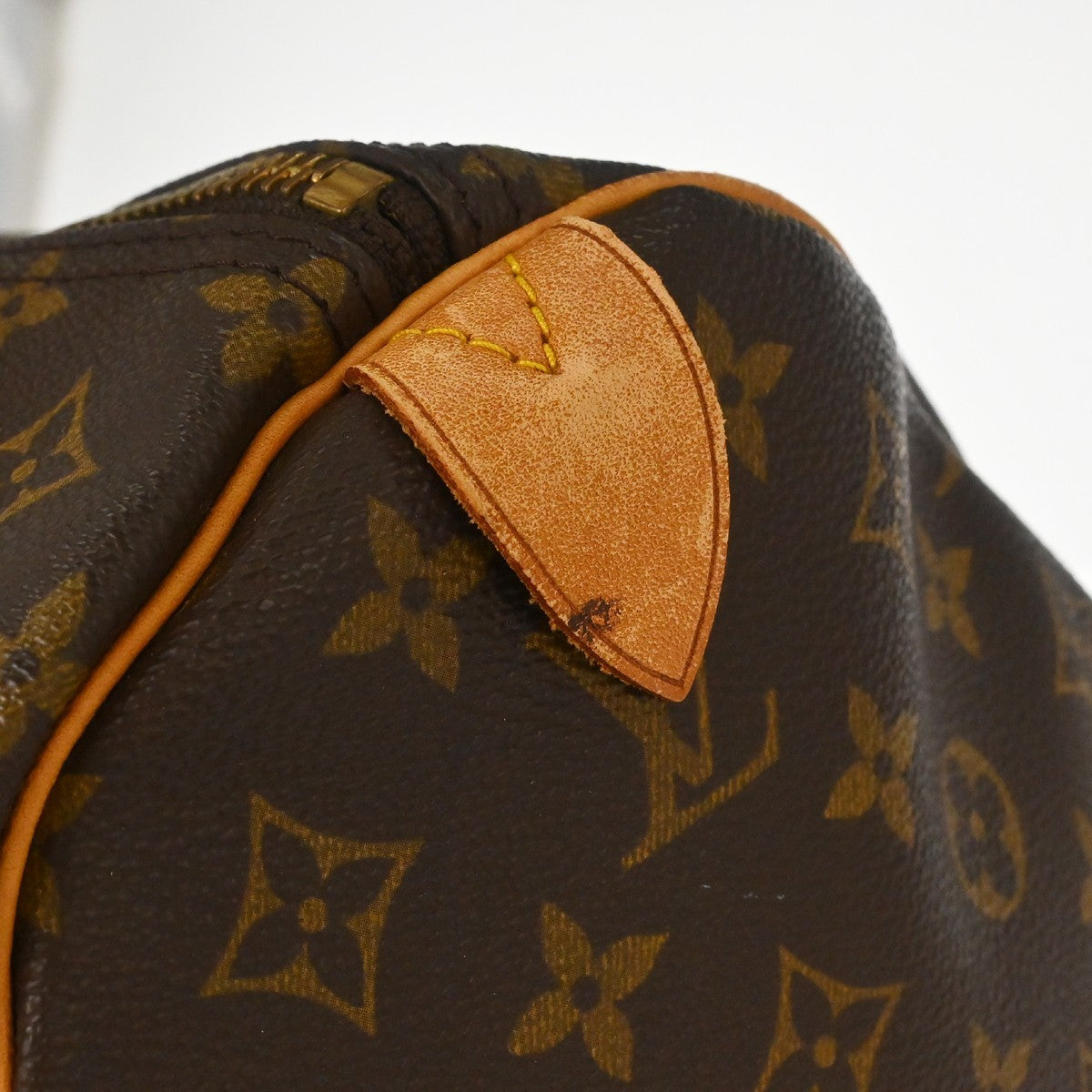 Louis Vuitton Keepall Monogram Canvas Brown Canvas Travel Bag Bag (Pre-Owned)