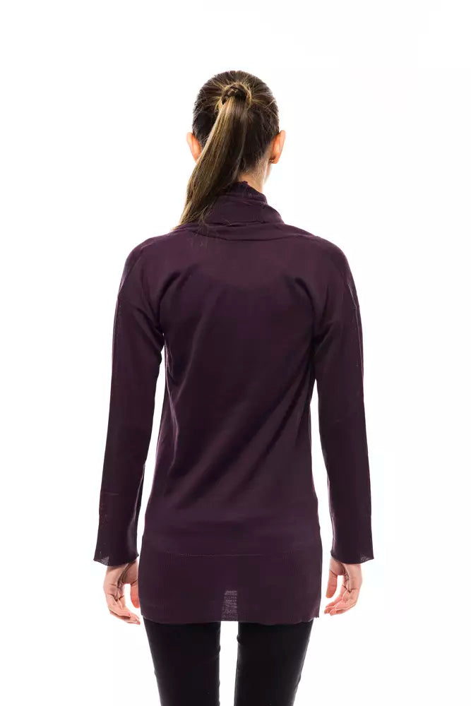 Montana Blu Purple Wool Women Women's Sweater