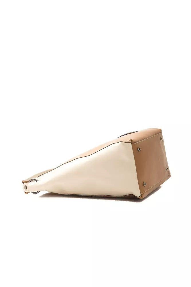 Pompei Donatella Brown Leather Women Shoulder Women's Bag