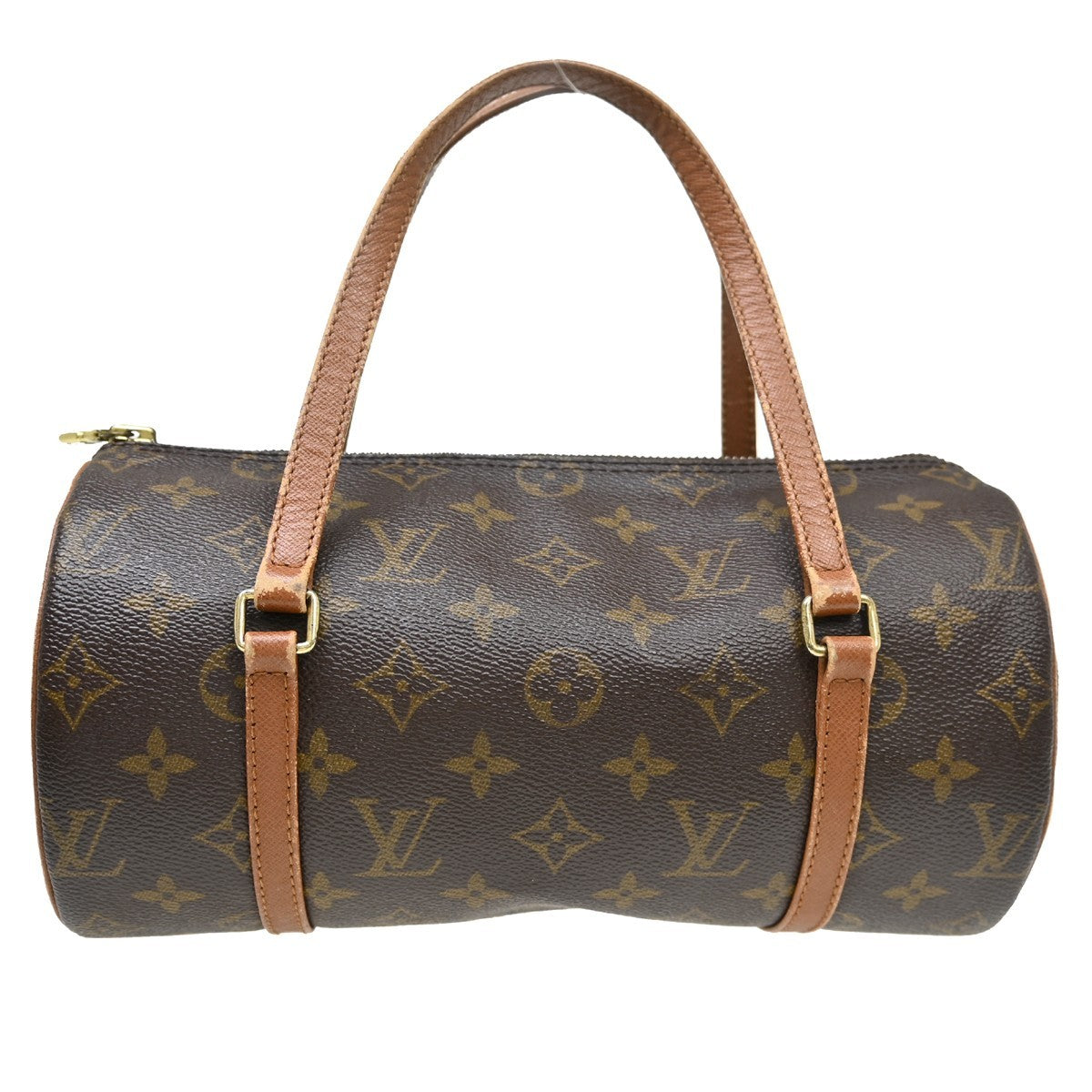 Louis Vuitton Papillon Monogram Canvas Brown Canvas Handbag (Pre-Owned)