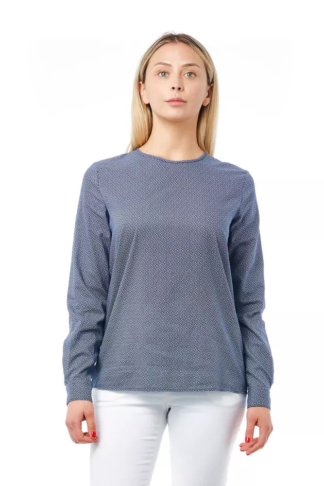 Bagutta Blue Cotton Women Women's Shirt