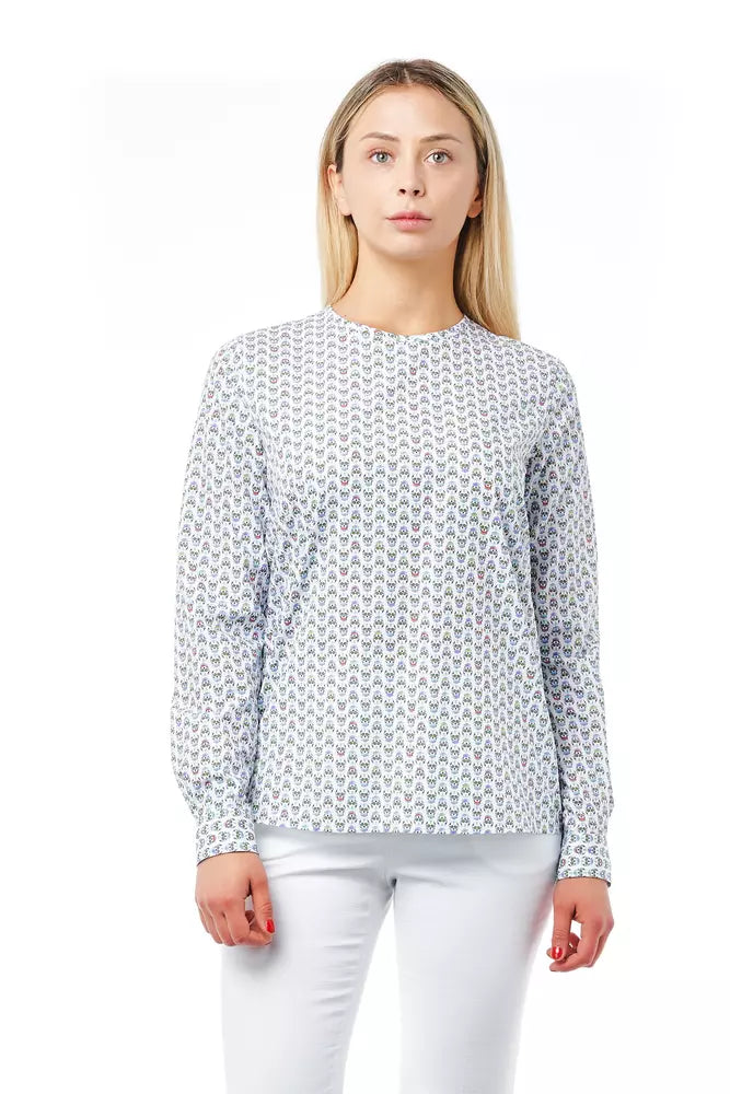 Bagutta White Cotton Women Women's Blouse