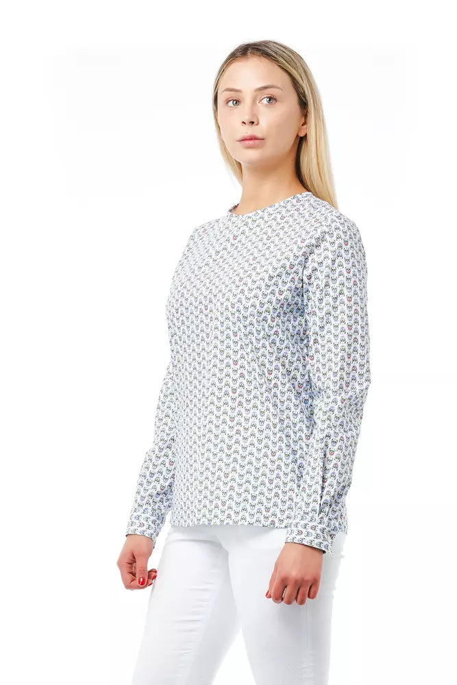Bagutta White Cotton Women Women's Blouse