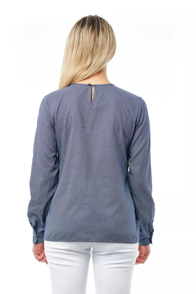 Bagutta Blue Cotton Women Women's Shirt