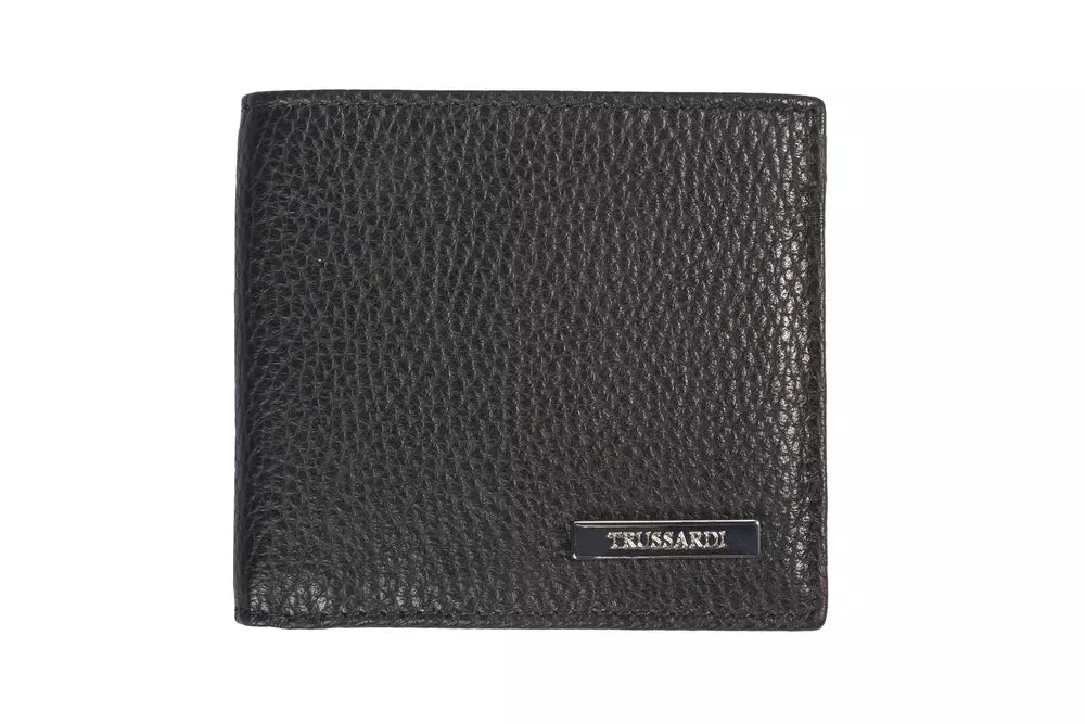 Trussardi Black Leather Men's Men's Wallet