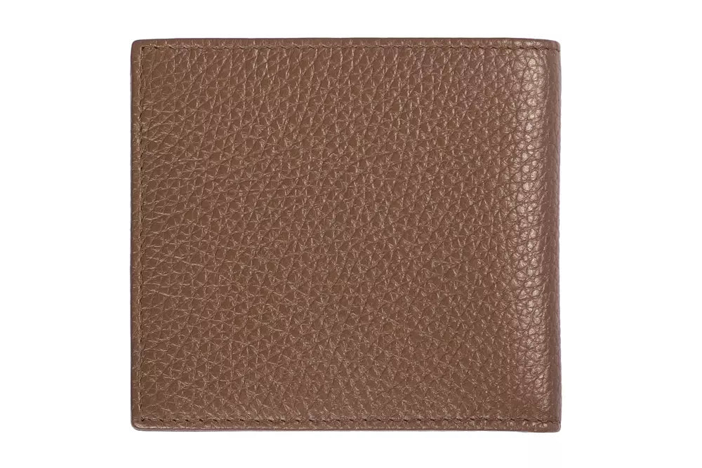 Trussardi Brown Leather Men Men's Wallet