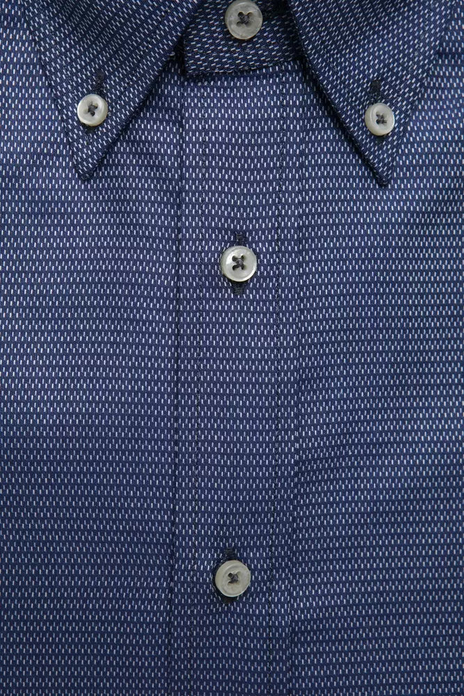 Robert Friedman Blue Cotton Men's Men's Shirt