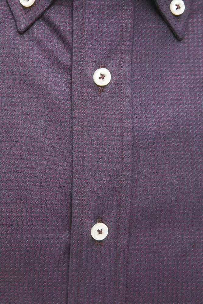 Robert Friedman Black Cotton Men's Men's Shirt