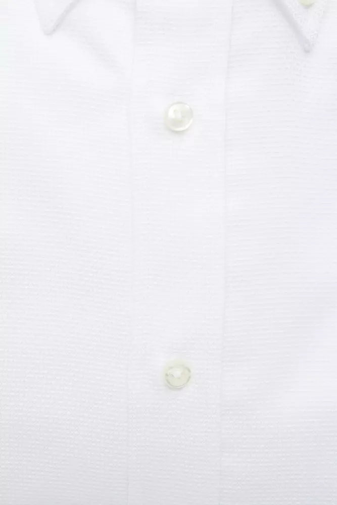 Robert Friedman White Cotton Men's Men's Shirt
