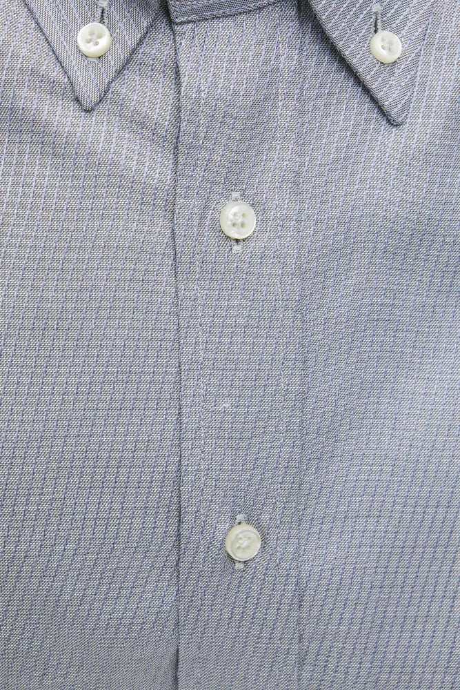 Robert Friedman Beige Cotton Men Men's Shirt