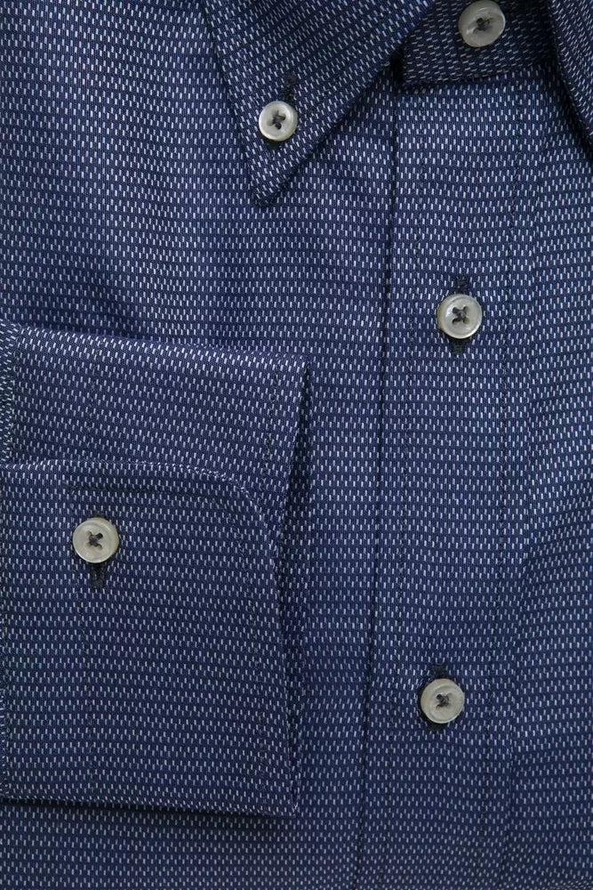 Robert Friedman Blue Cotton Men's Men's Shirt