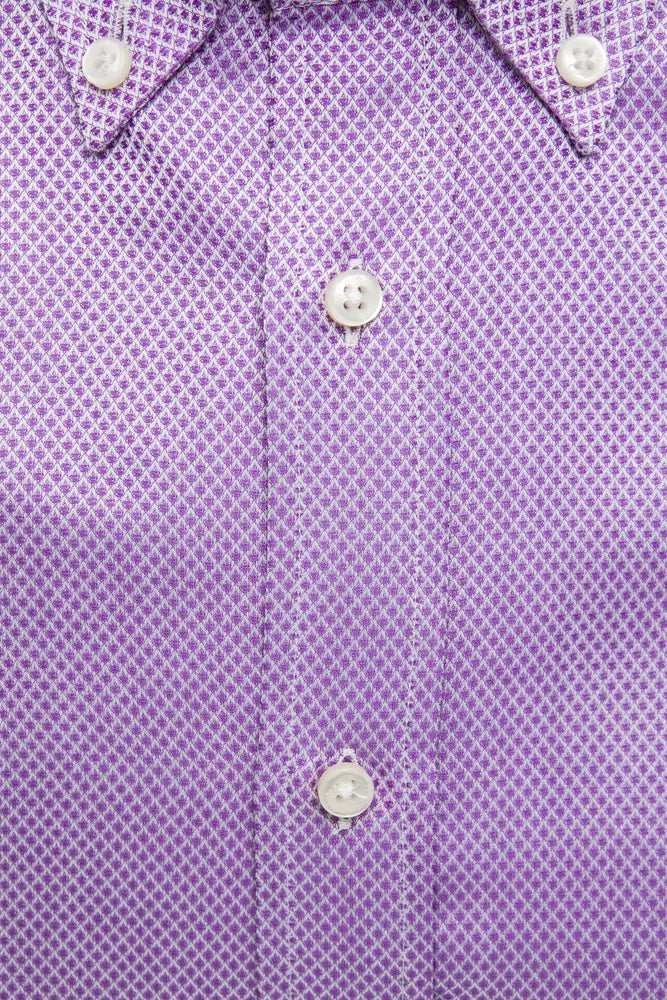 Robert Friedman Multicolor Cotton Men Men's Shirt