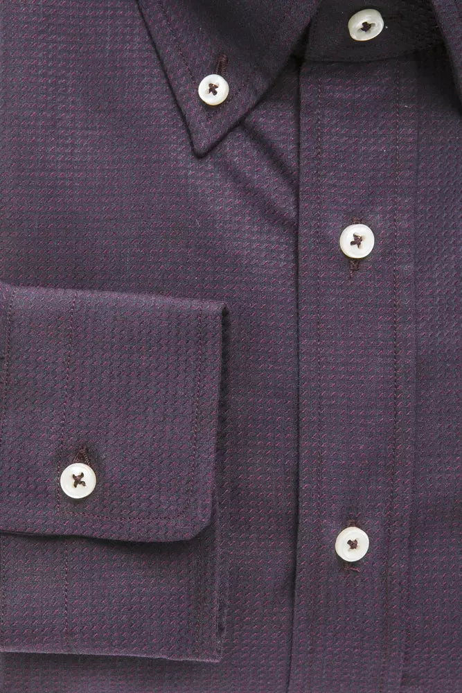 Robert Friedman Black Cotton Men's Men's Shirt