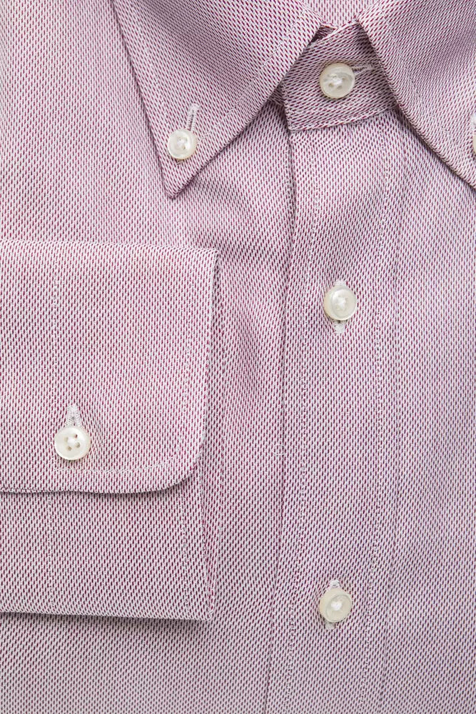 Robert Friedman Red Cotton Men's Men's Shirt