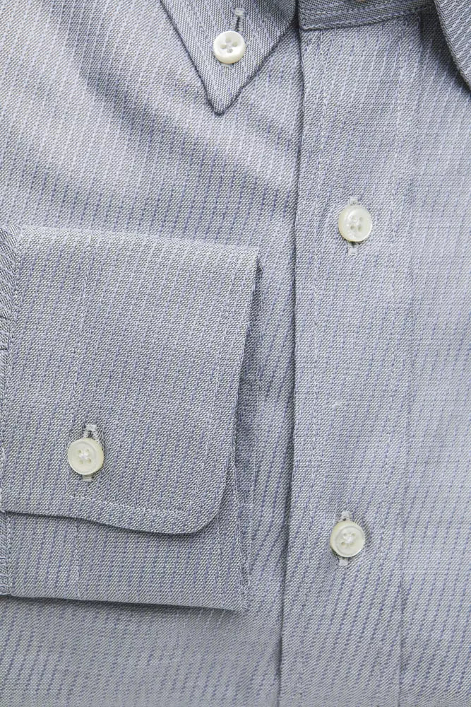 Robert Friedman Beige Cotton Men Men's Shirt