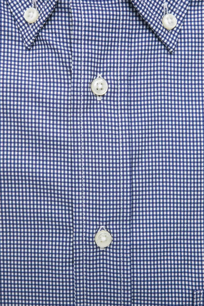 Robert Friedman Blue Cotton Men's Men's Shirt