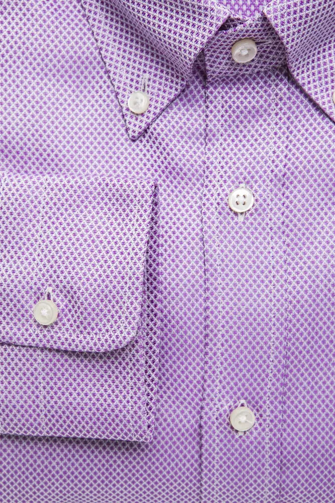 Robert Friedman Multicolor Cotton Men Men's Shirt
