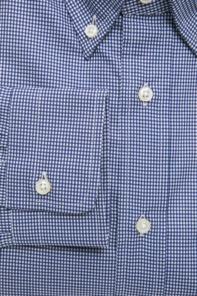 Robert Friedman Blue Cotton Men's Men's Shirt