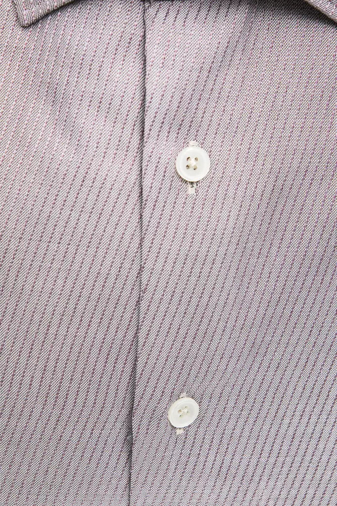 Robert Friedman Beige Cotton Men Men's Shirt