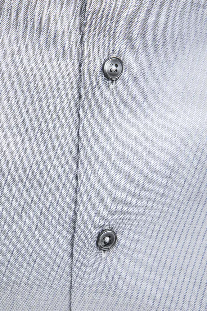 Robert Friedman Beige Cotton Men Men's Shirt