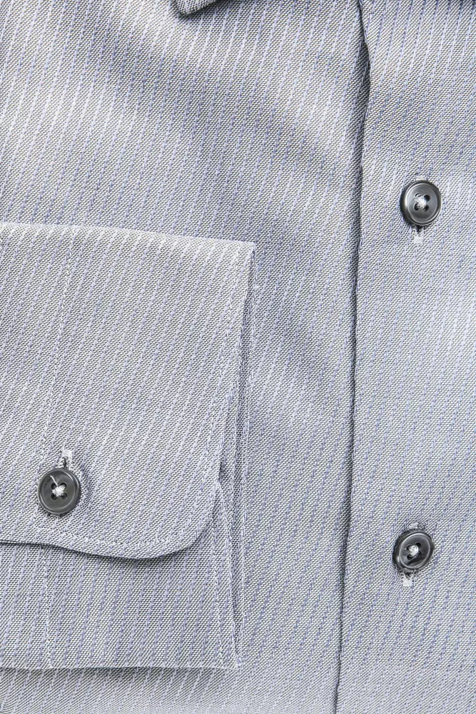 Robert Friedman Beige Cotton Men Men's Shirt