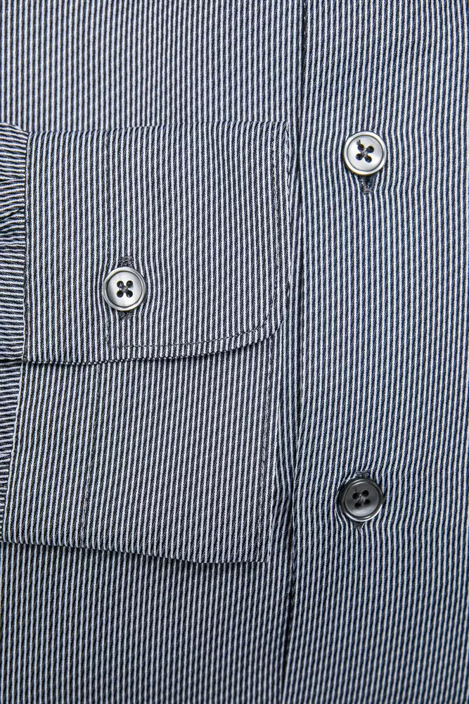Robert Friedman Blue Cotton Men Men's Shirt