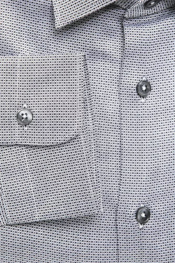 Robert Friedman Beige Cotton Men Men's Shirt