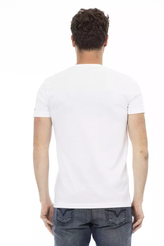 Trussardi Action Elegant V-Neck Short Sleeve Men's T-Shirt