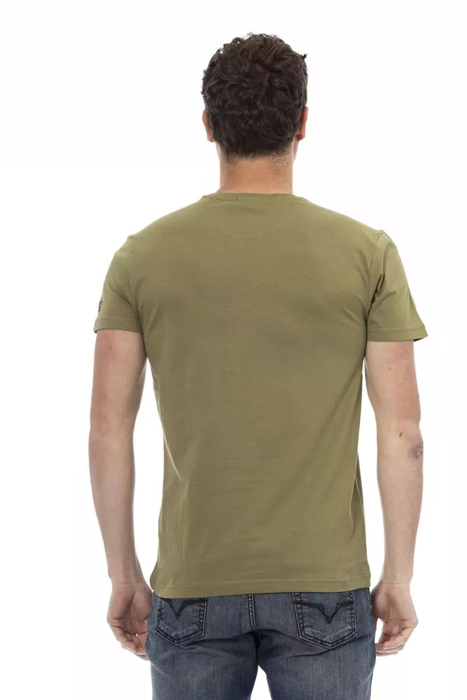 Trussardi Action Green Cotton Men's Men's T-Shirt