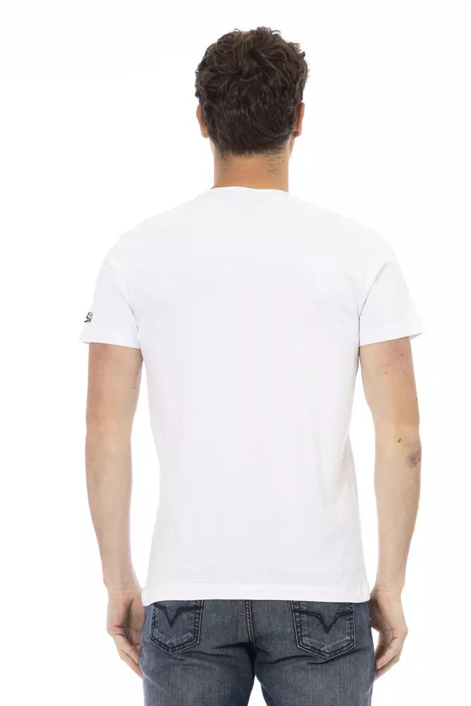 Trussardi Action White Cotton Men's Men's T-Shirt