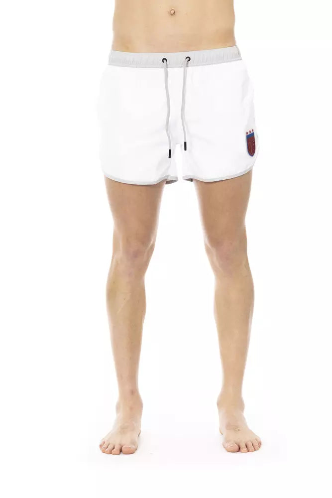 Bikkembergs White Polyester Men's Swim Men's Short