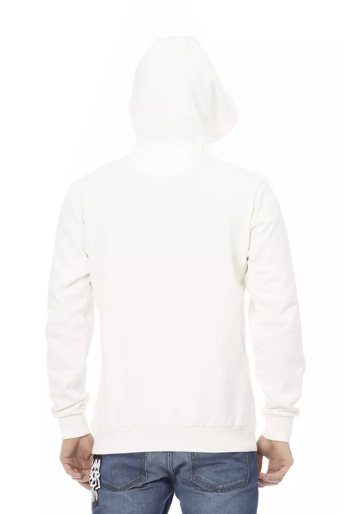 Automobili Lamborghini White Cotton Men Men's Sweater