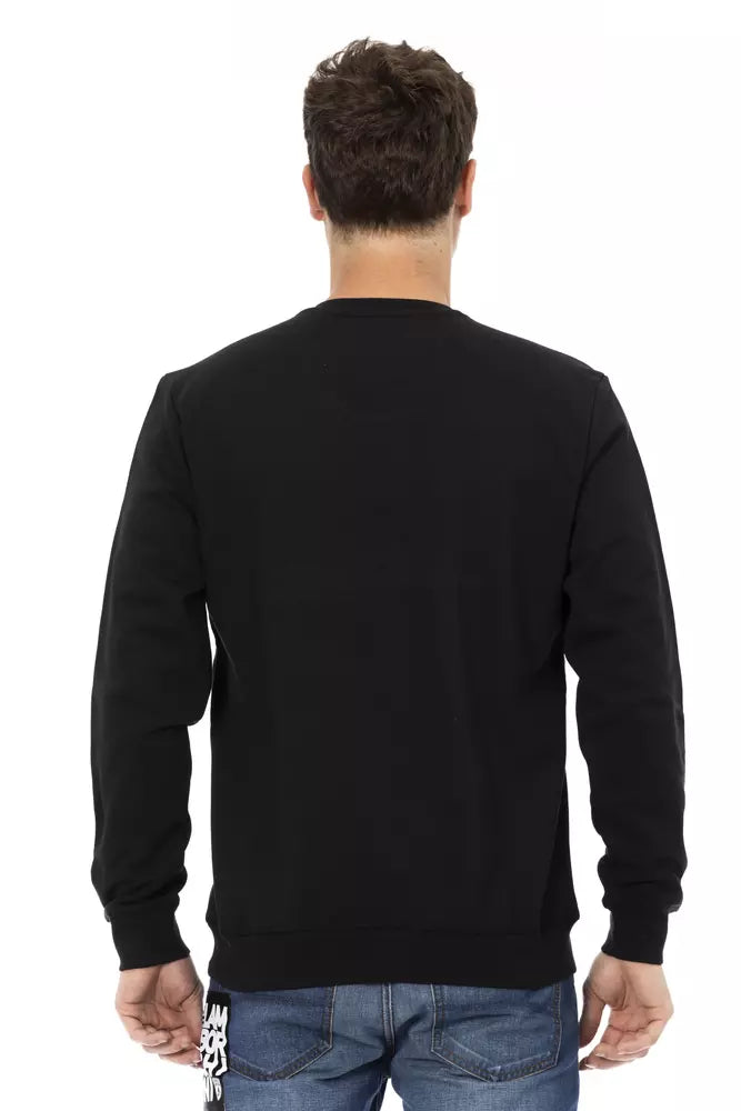 Automobili Lamborghini Black Cotton Men's Men's Sweater