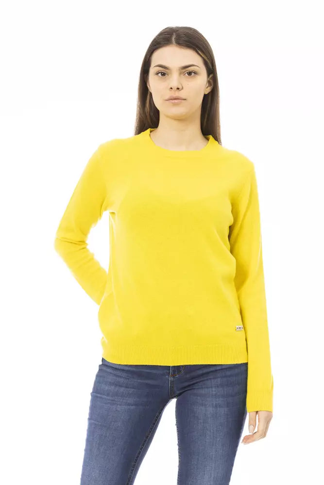 Baldinini Trend Yellow Wool Women Women's Sweater