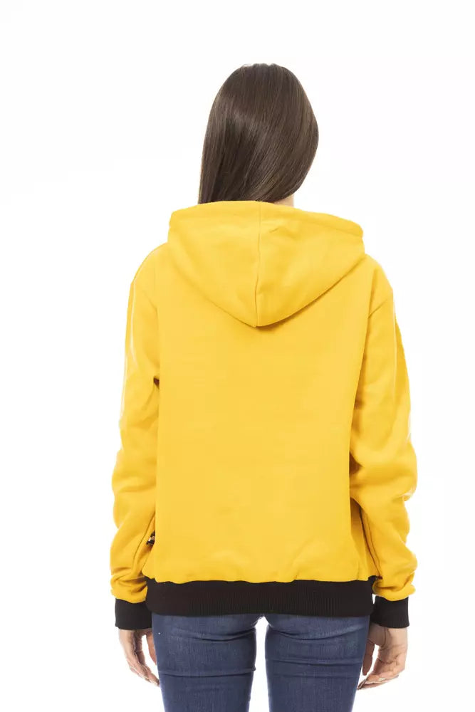 Baldinini Trend Yellow Cotton Women Women's Hoodie