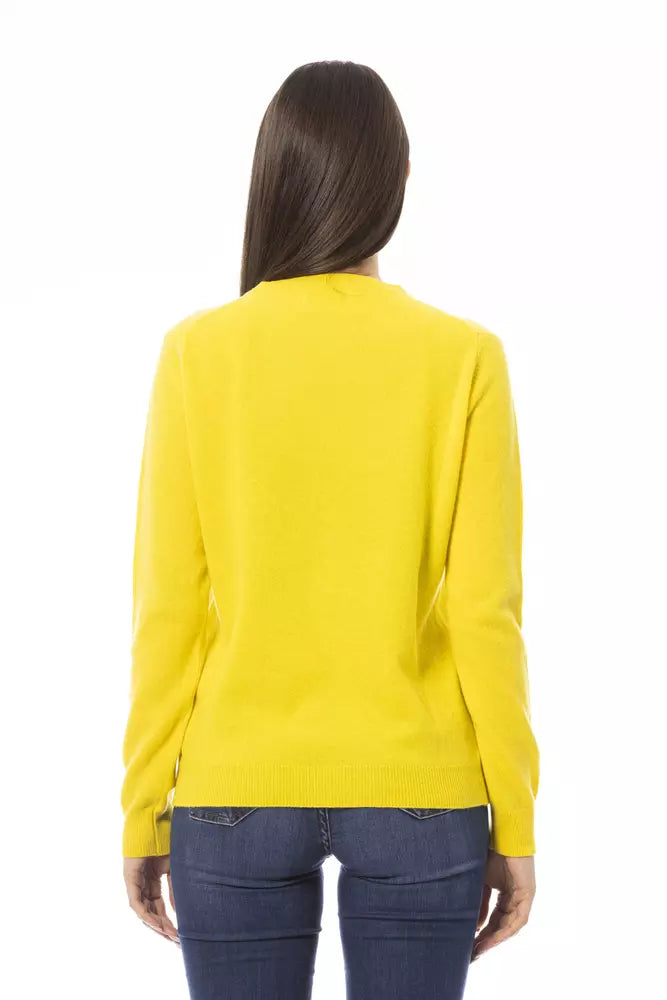 Baldinini Trend Yellow Wool Women Women's Sweater