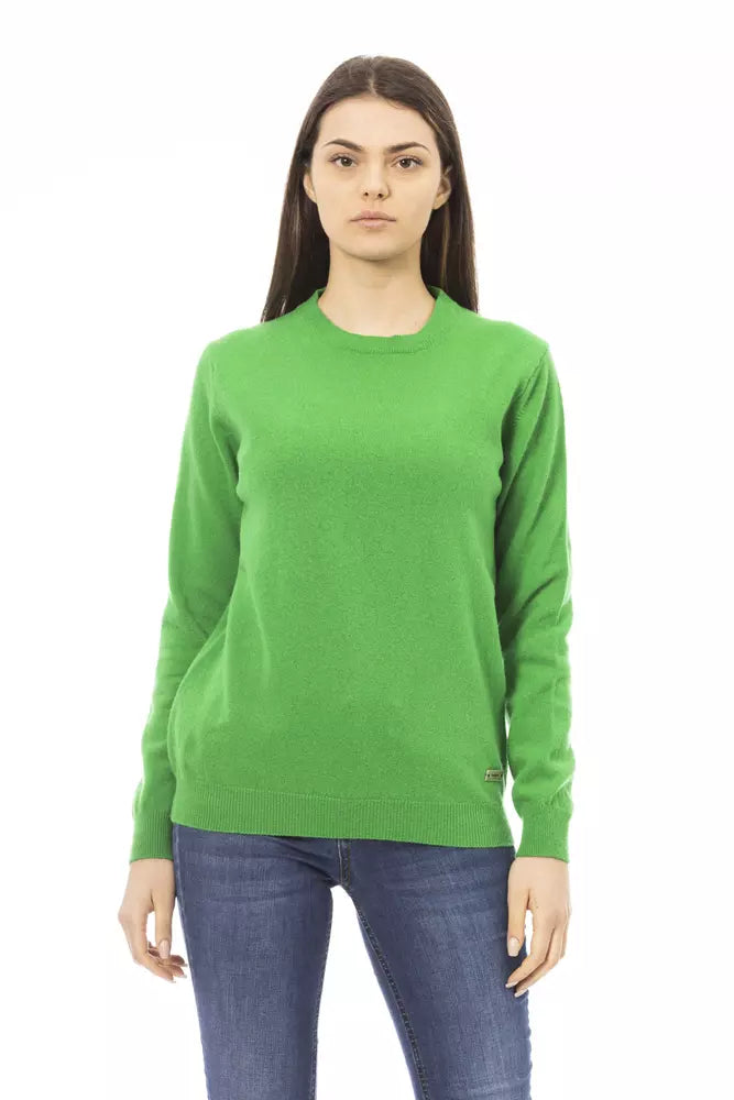 Baldinini Trend Green Wool Women Women's Sweater