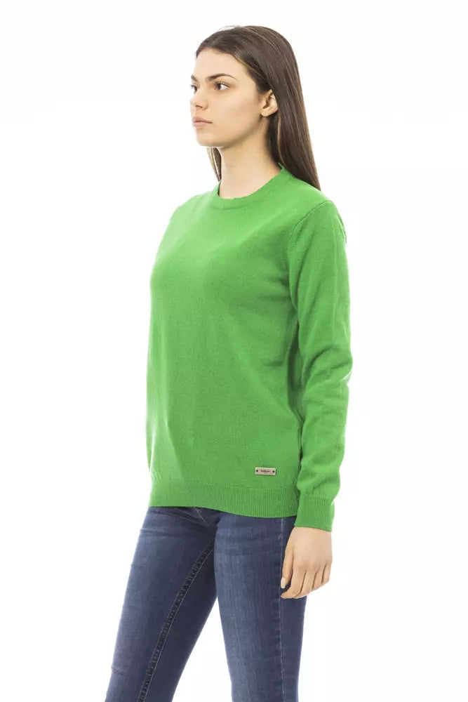 Baldinini Trend Green Wool Women Women's Sweater
