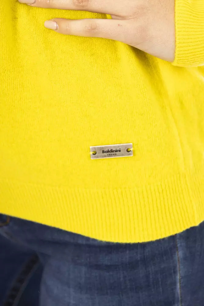 Baldinini Trend Yellow Wool Women Women's Sweater