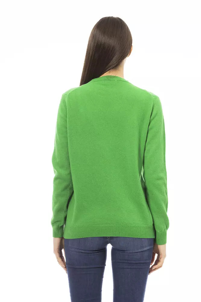 Baldinini Trend Green Wool Women Women's Sweater