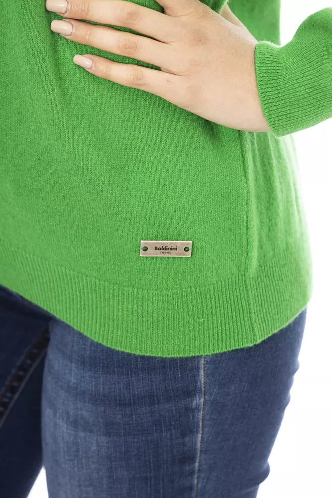 Baldinini Trend Green Wool Women Women's Sweater