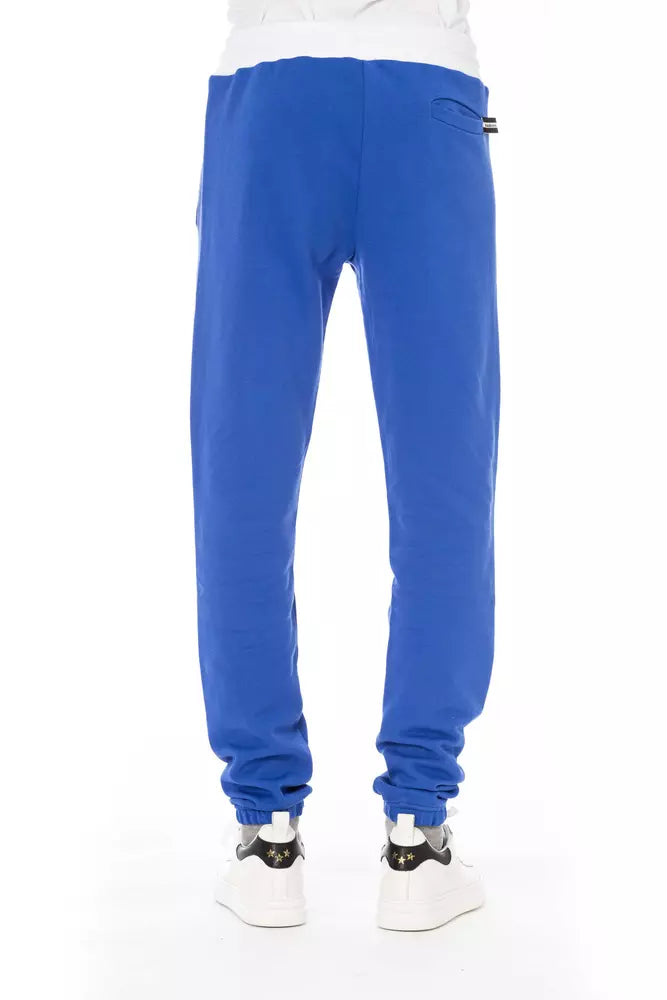 Baldinini Trend Blue Cotton Men's Sport Men's Pant
