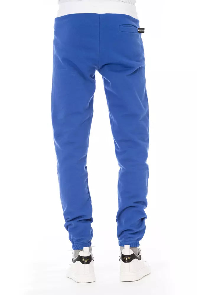 Baldinini Trend Blue Cotton Men's Sport Men's Pant