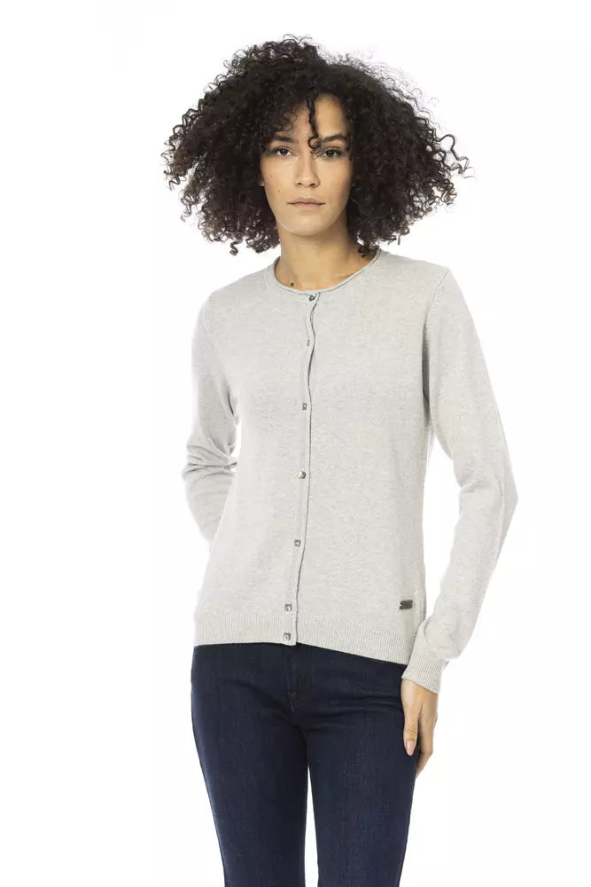 Baldinini Trend Gray Wool Women Women's Sweater